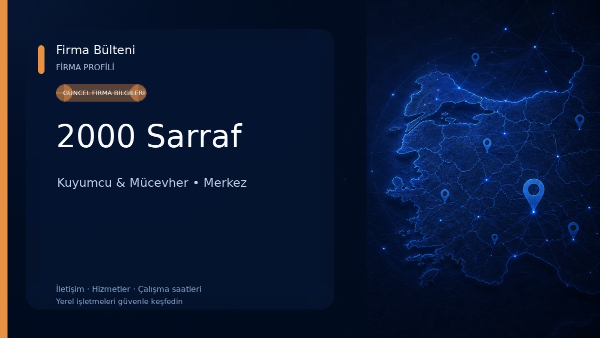 2000 Sarraf Kuyumcu & Mücevher
