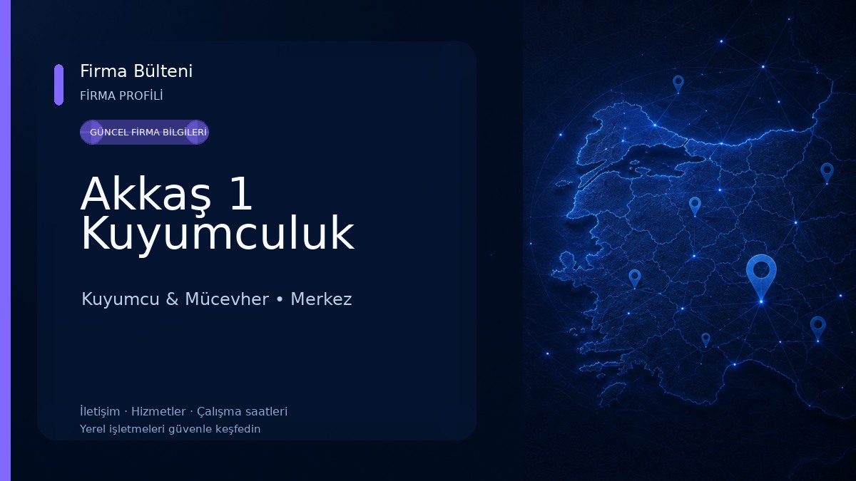 Akkaş 1 Kuyumculuk 