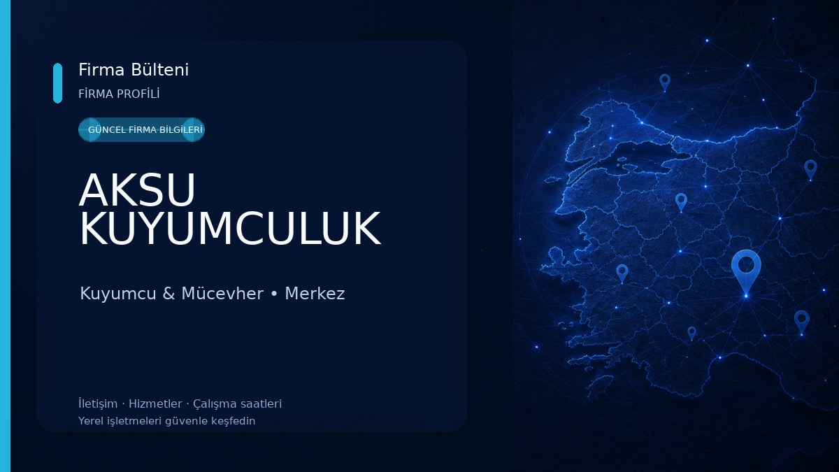 AKSU KUYUMCULUK Kuyumcu & Mücevher