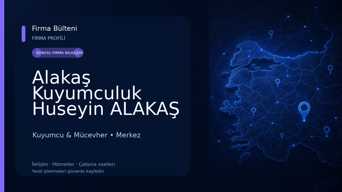 Alakaş Kuyumculuk Huseyin ALAKAŞ Kuyumcu & Mücevher