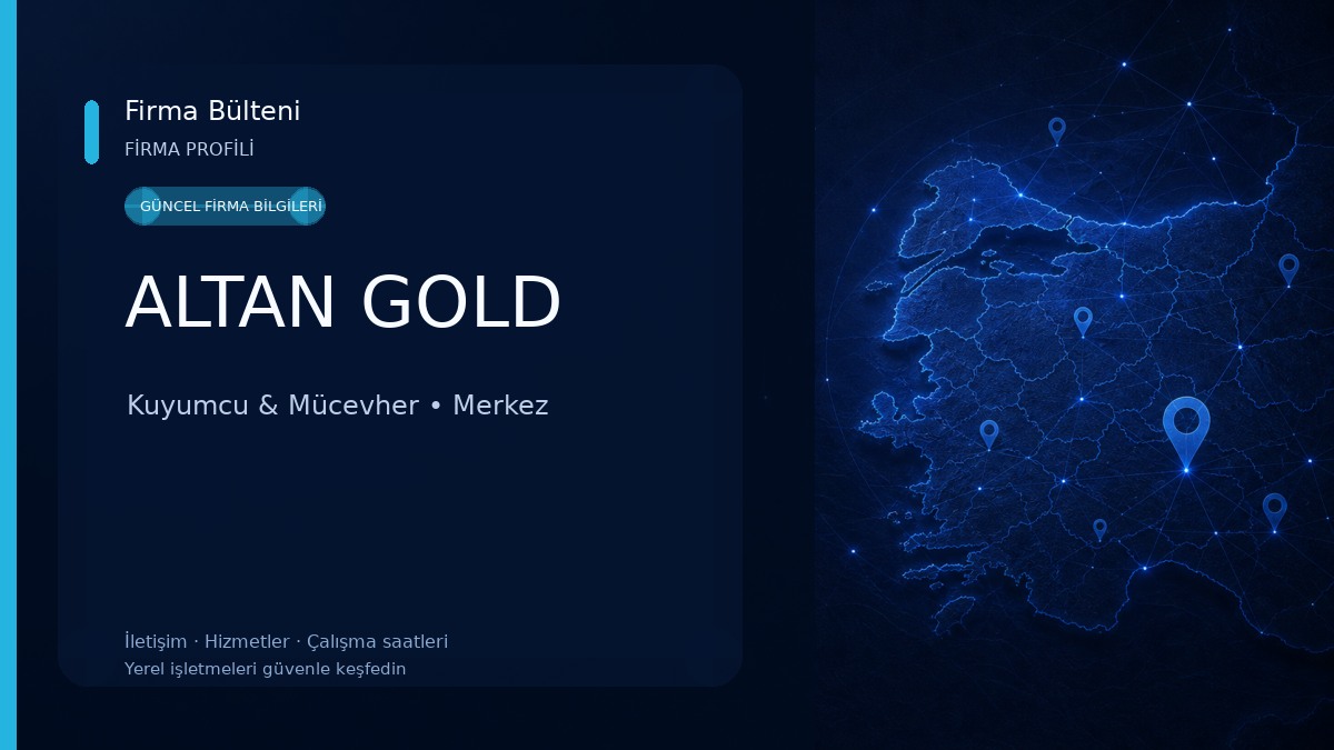 ALTAN GOLD Kuyumcu & Mücevher