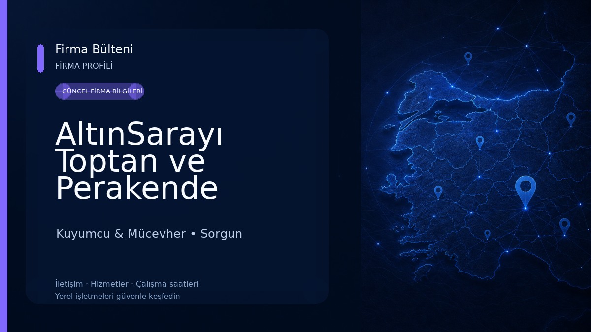 AltınSarayı Toptan ve Perakende Kuyumculuk 
