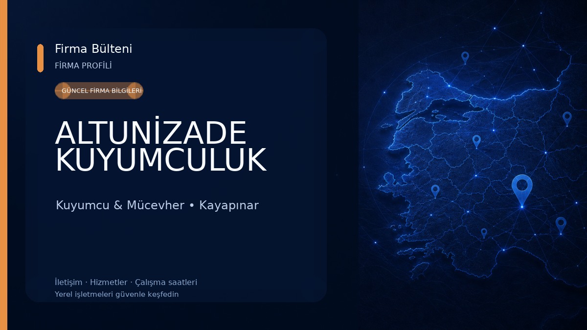 ALTUNİZADE KUYUMCULUK Kuyumcu & Mücevher