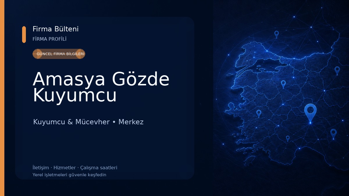Amasya Gözde Kuyumcu