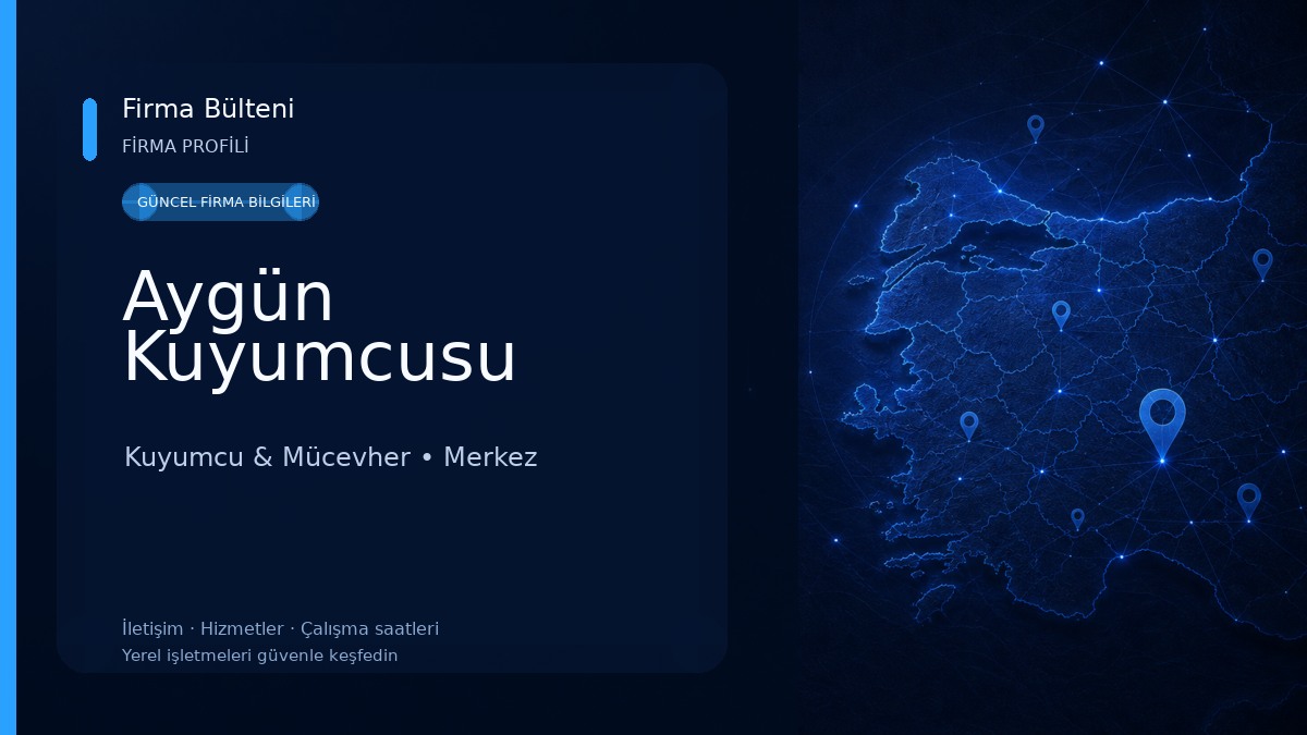Aygün Kuyumcusu Kuyumcu & Mücevher