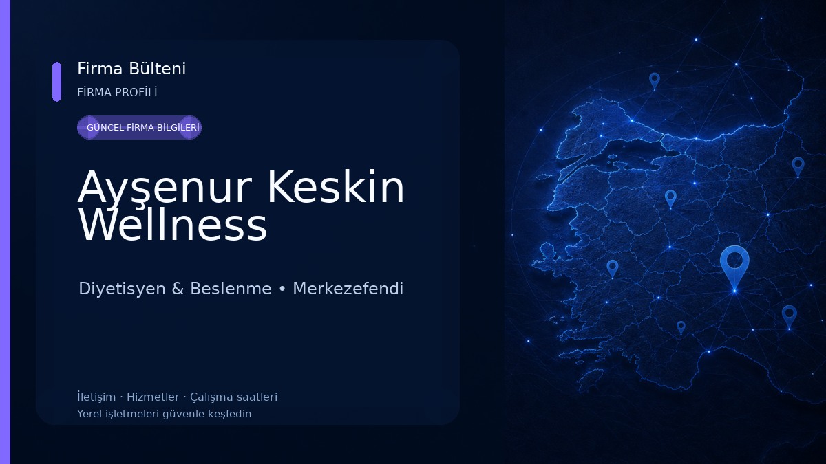 Ayşenur Keskin Wellness Diyetisyen & Beslenme
