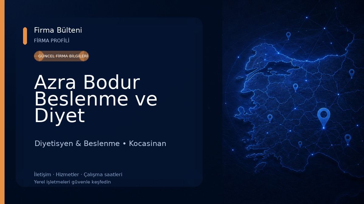 Azra Bodur Beslenme ve Diyet Danışmanlığı Diyetisyen & Beslenme