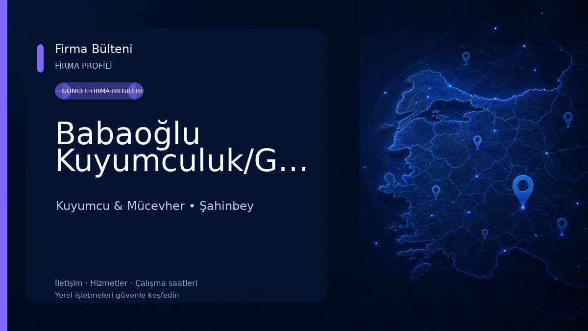 Babaoğlu Kuyumculuk/Gold