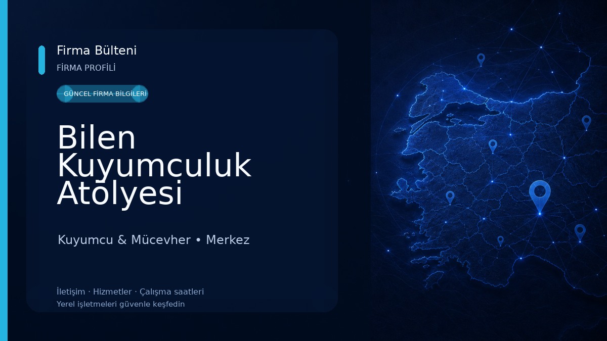Bilen Kuyumculuk Atölyesi Kuyumcu & Mücevher