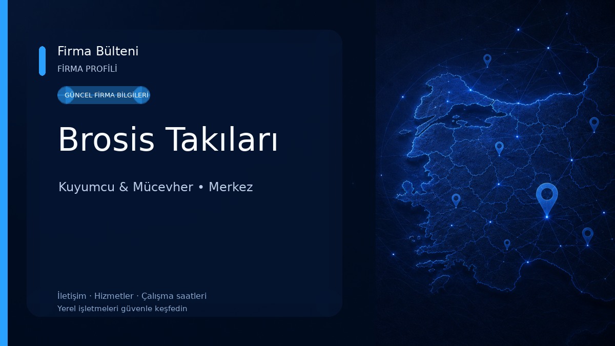 Brosis Takıları Kuyumcu & Mücevher