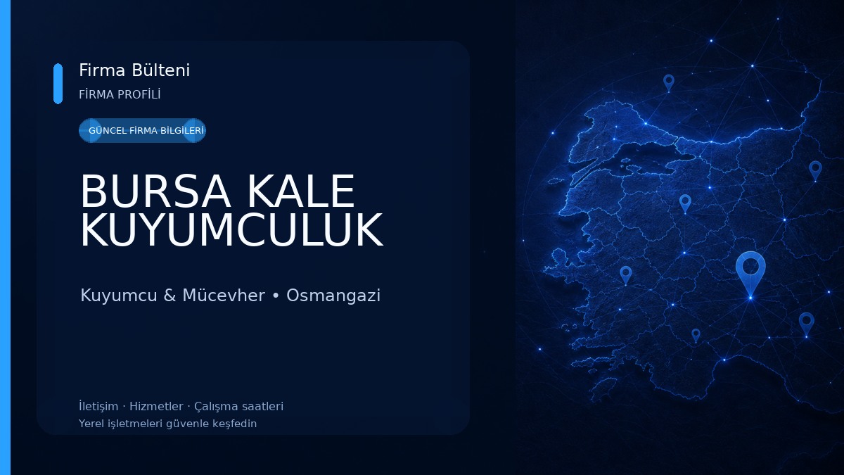 BURSA KALE KUYUMCULUK 