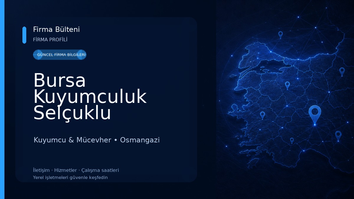 Bursa Kuyumculuk Selçuklu