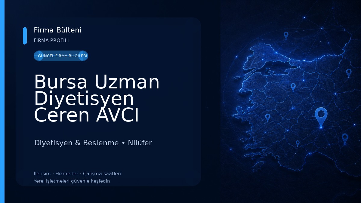 Bursa Uzman Diyetisyen Ceren AVCI