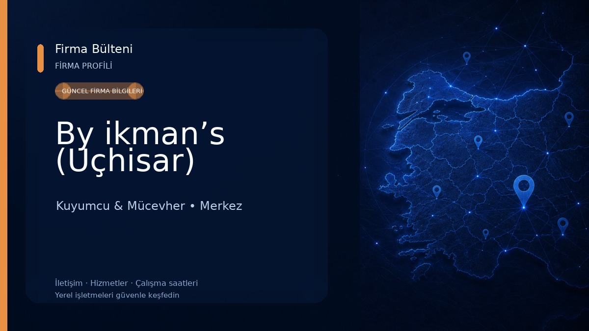 By ikman’s (Uçhisar) Kuyumcu & Mücevher