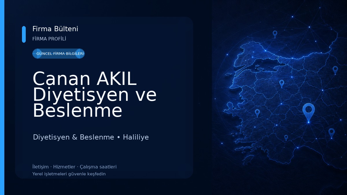 Canan AKIL Diyetisyen ve Beslenme Uzmanı