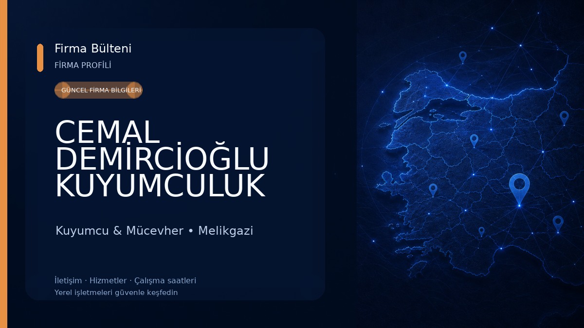 CEMAL DEMİRCİOĞLU KUYUMCULUK KOÇAK PIRLANTA SATIŞ NOKTASI