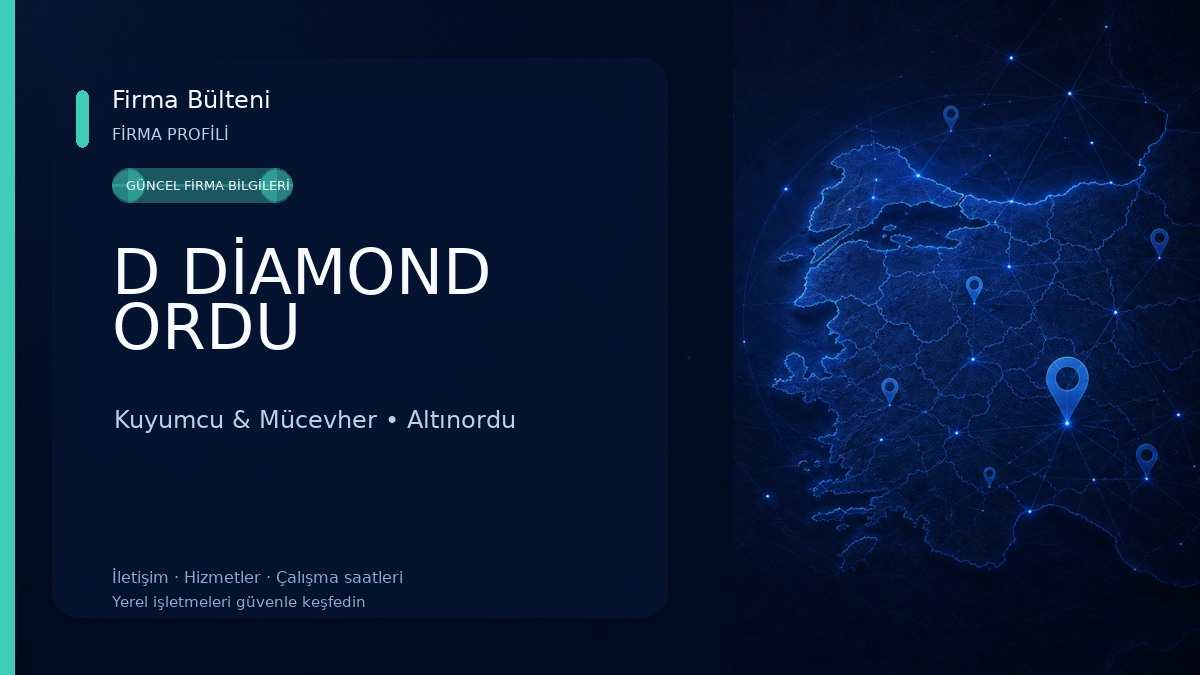 D DİAMOND ORDU Kuyumcu & Mücevher