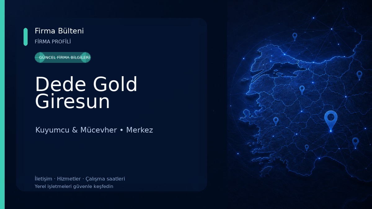 Dede Gold Giresun Kuyumcu & Mücevher