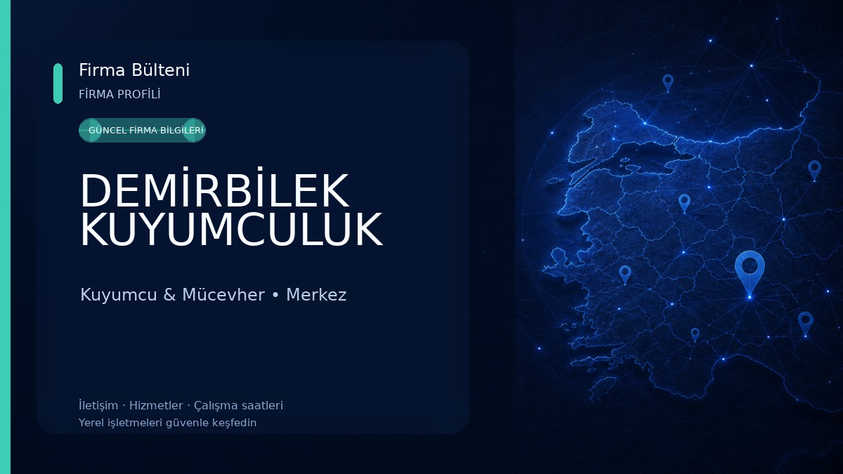 DEMİRBİLEK KUYUMCULUK Kuyumcu & Mücevher