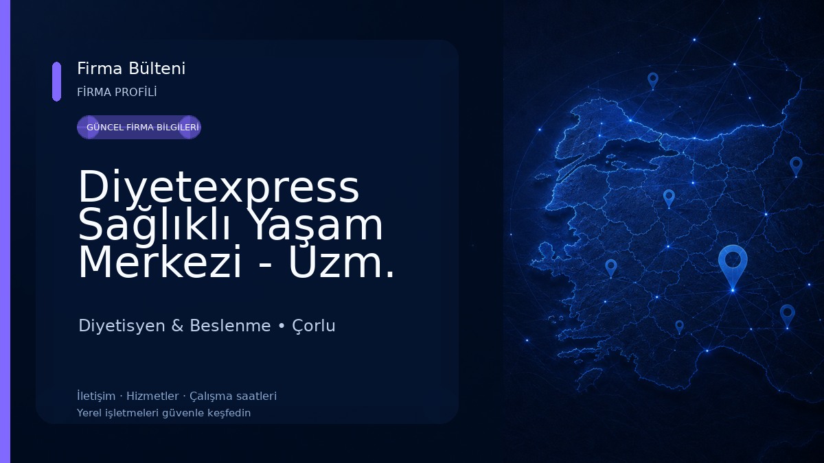 Diyetexpress Sağlıklı Yaşam Merkezi - Uzm. Dyt. Ayşe Sena Gülcü Diyetisyen & Beslenme