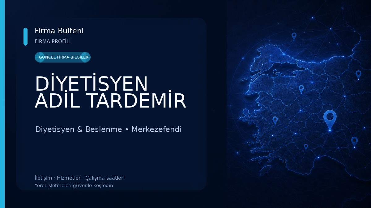 DİYETİSYEN ADİL TARDEMİR Diyetisyen & Beslenme