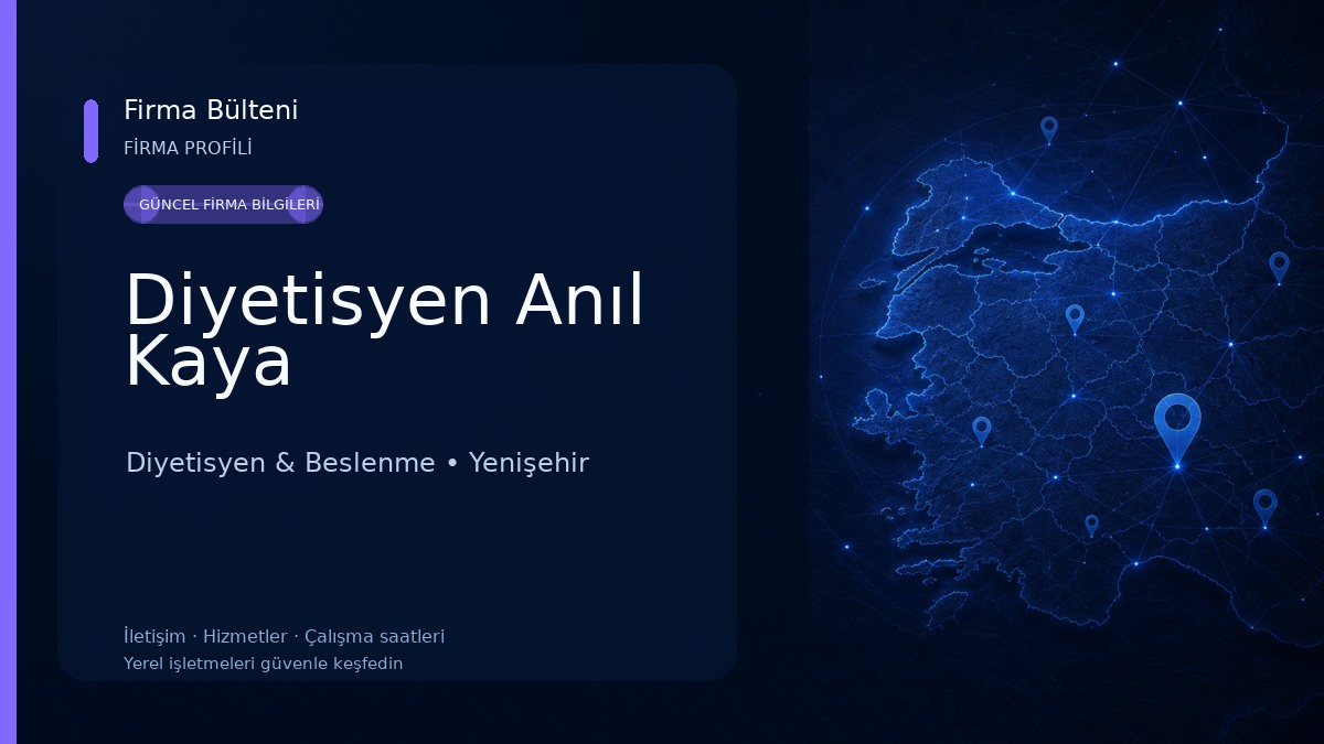 Diyetisyen Anıl Kaya