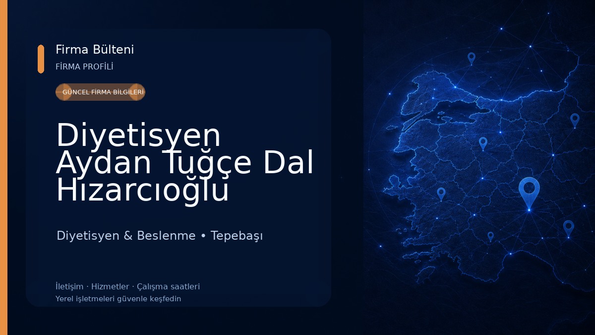 Diyetisyen Aydan Tuğçe Dal Hızarcıoğlu