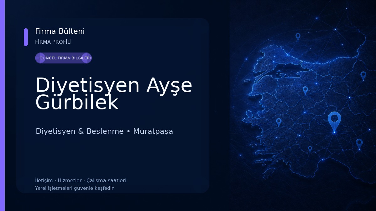 Diyetisyen Ayşe Gürbilek Diyetisyen & Beslenme