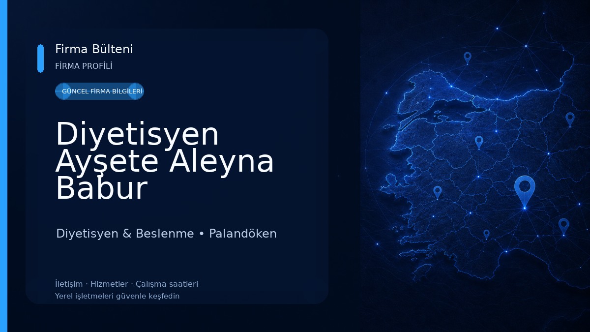 Diyetisyen Ayşete Aleyna Babur Diyetisyen & Beslenme