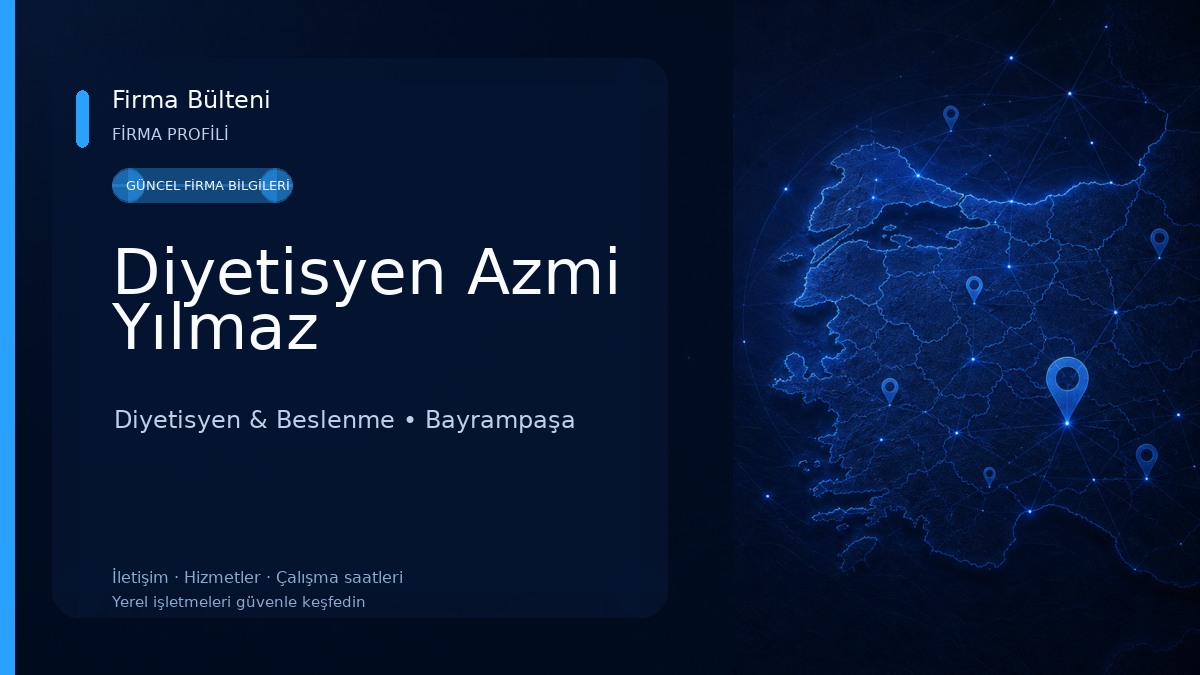 Diyetisyen Azmi Yılmaz Diyetisyen & Beslenme