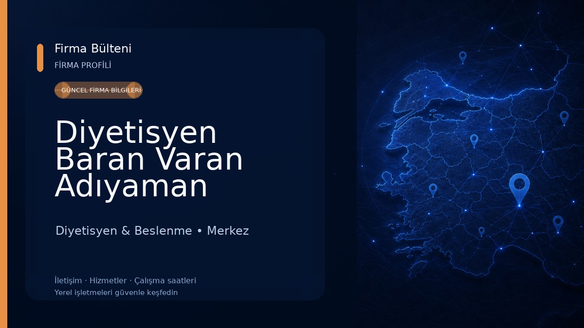 Diyetisyen Baran Varan Adıyaman 