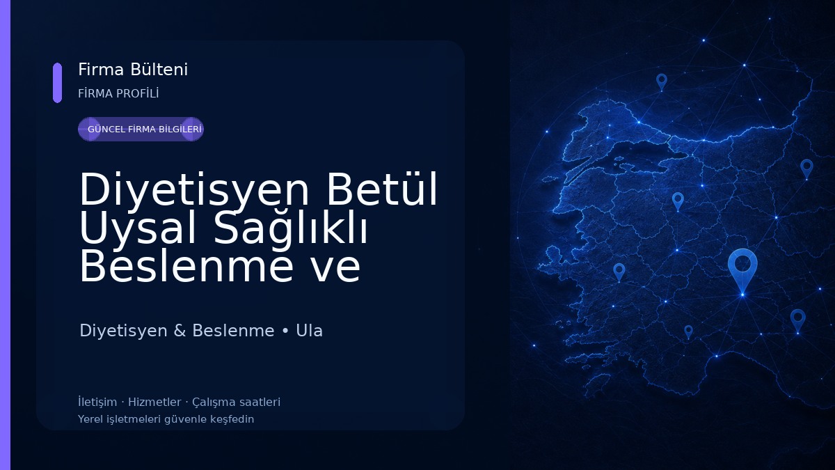 Diyetisyen Betül Uysal Sağlıklı Beslenme ve Diyet Merkezi Diyetisyen & Beslenme