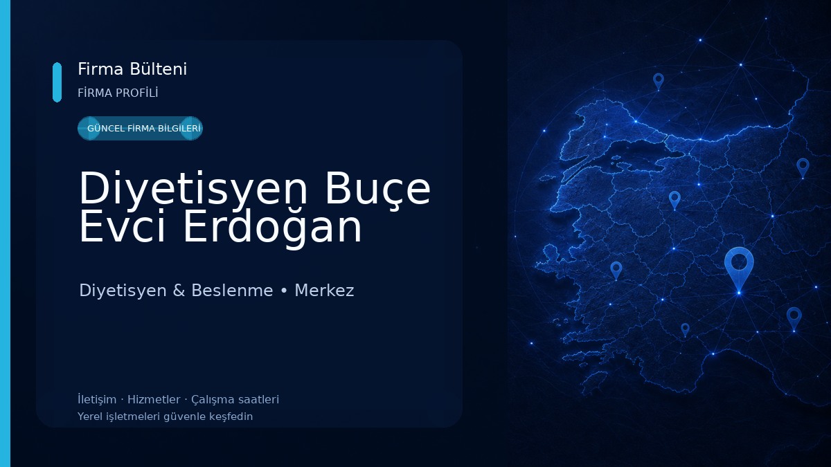 Diyetisyen Buçe Evci Erdoğan