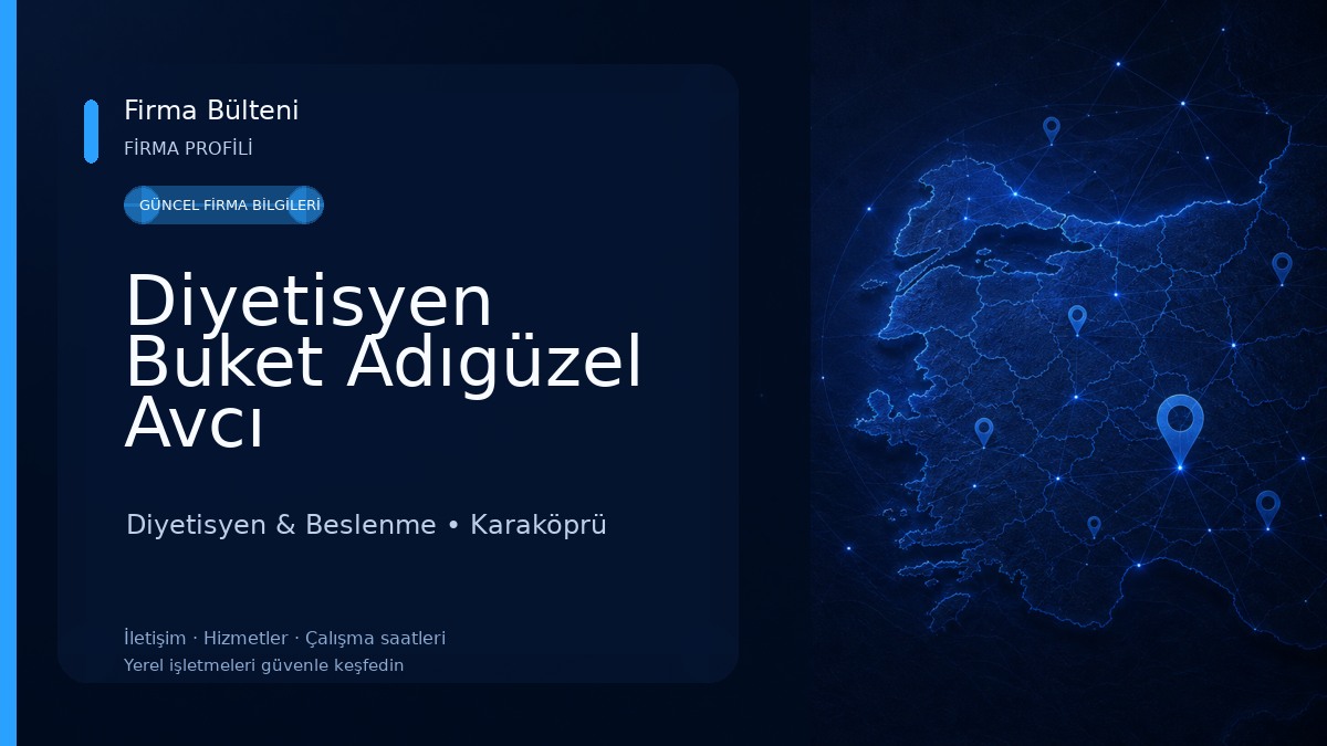 Diyetisyen Buket Adıgüzel Avcı 