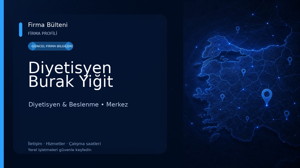Diyetisyen Burak Yiğit Diyetisyen & Beslenme