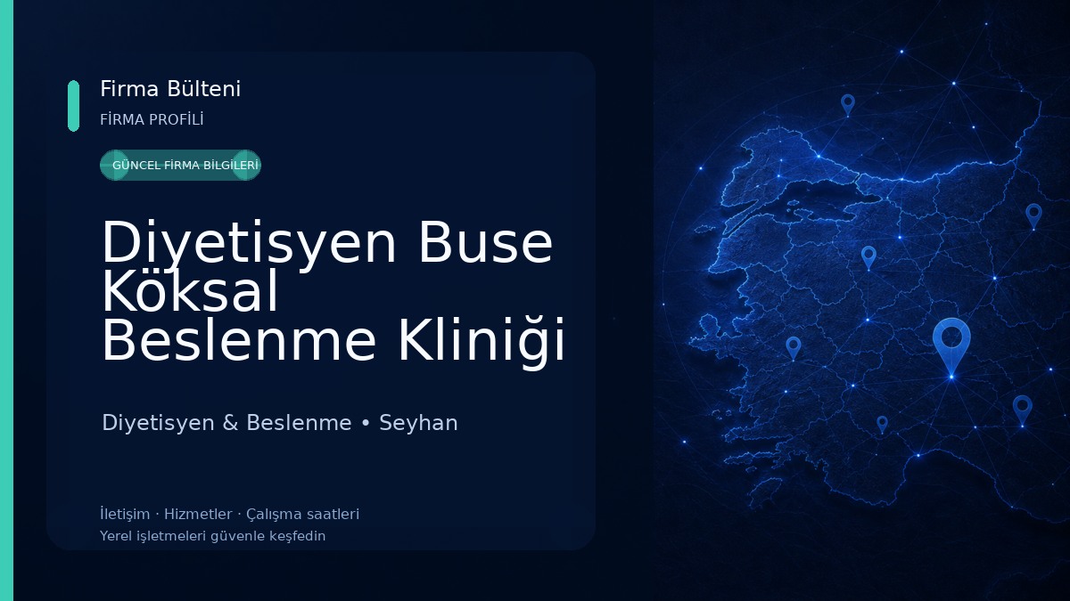Diyetisyen Buse Köksal Beslenme Kliniği Diyetisyen & Beslenme