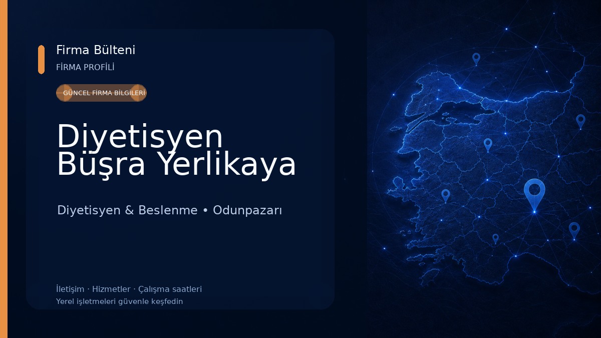 Diyetisyen Büşra Yerlikaya Diyetisyen & Beslenme