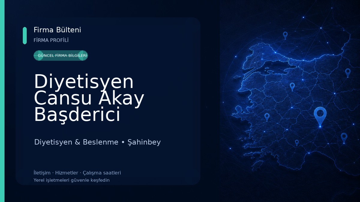 Diyetisyen Cansu Akay Başderici Diyetisyen & Beslenme