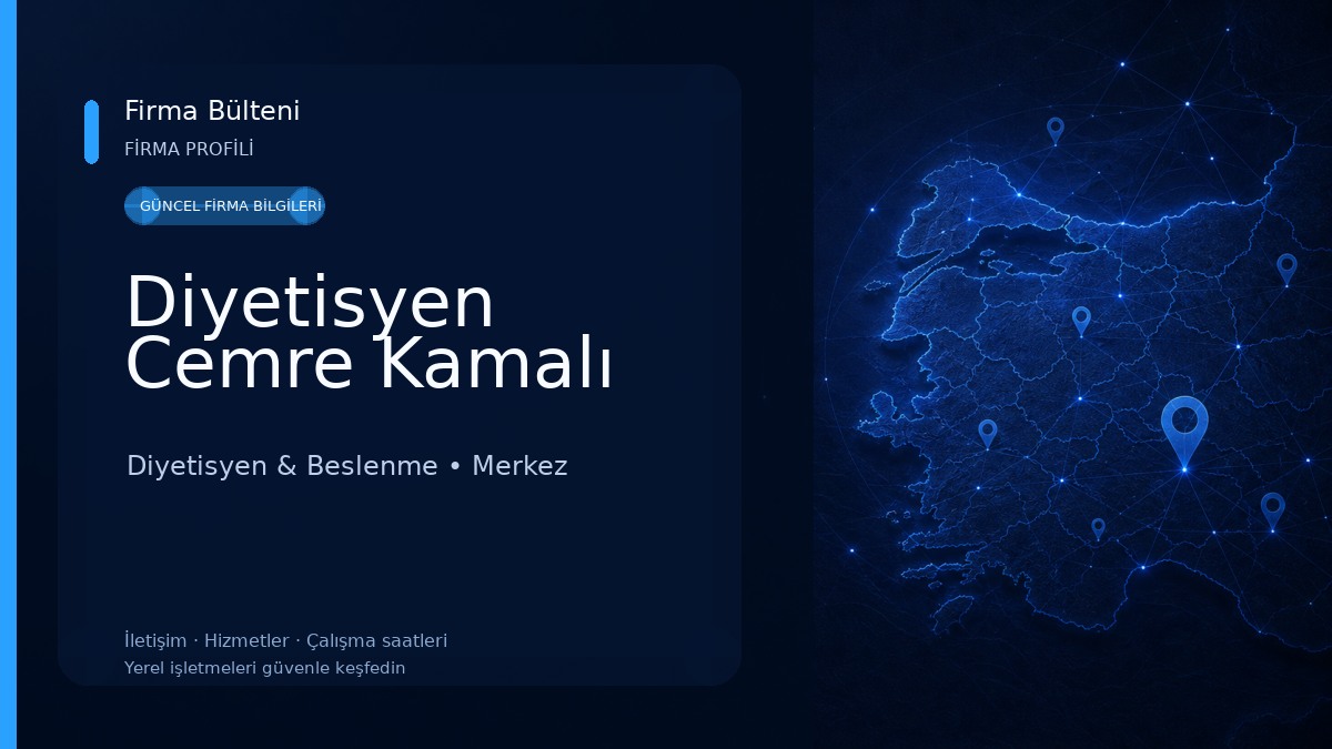 Diyetisyen Cemre Kamalı Diyetisyen & Beslenme