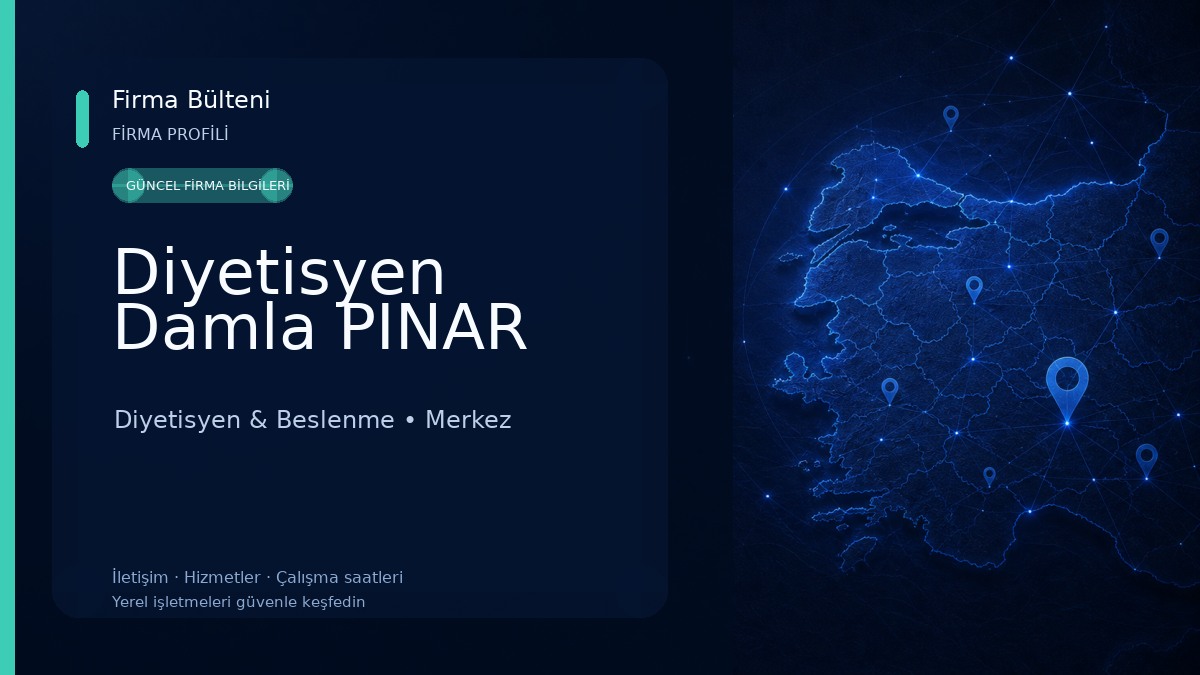 Diyetisyen Damla PINAR Diyetisyen & Beslenme