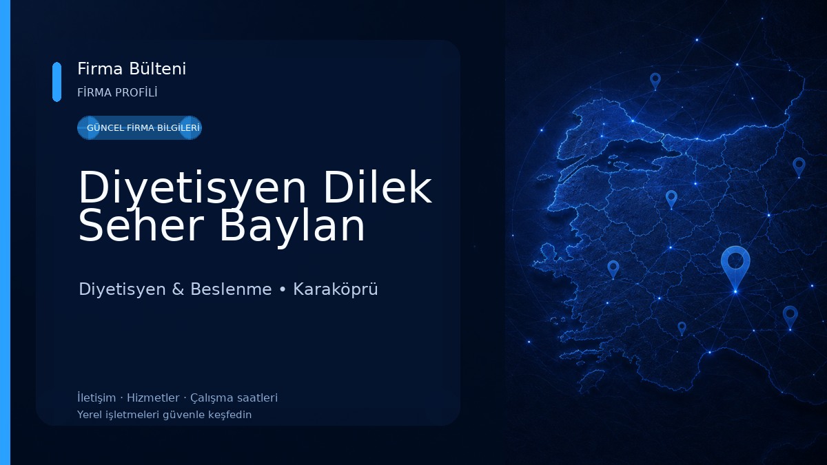 Diyetisyen Dilek Seher Baylan Diyetisyen & Beslenme