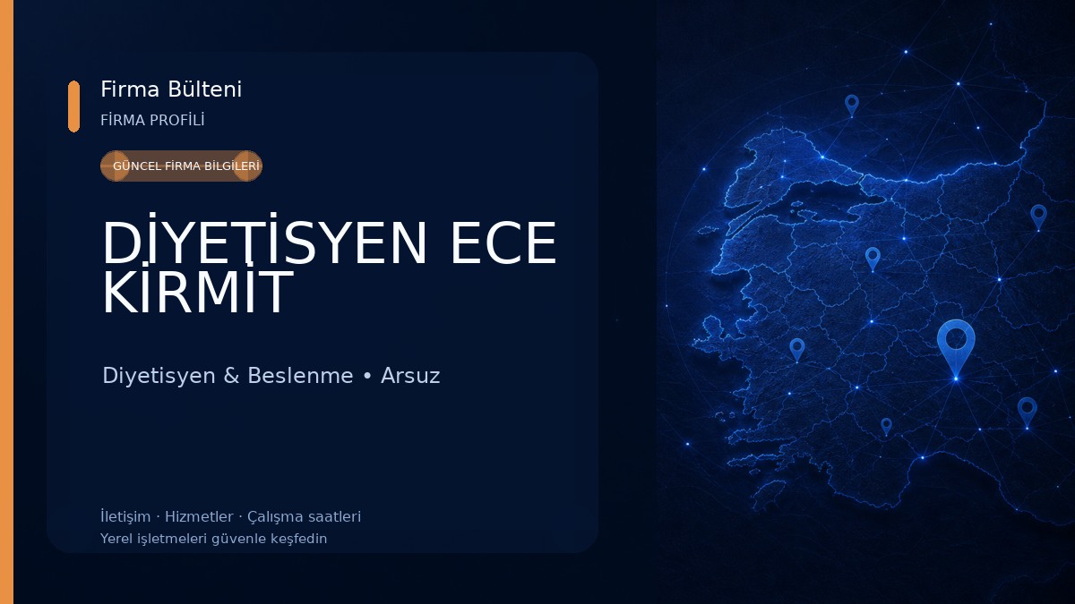 DİYETİSYEN ECE KİRMİT Diyetisyen & Beslenme