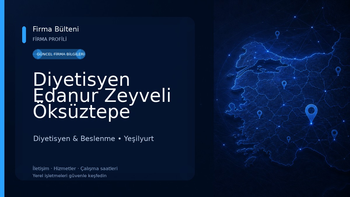 Diyetisyen Edanur Zeyveli Öksüztepe