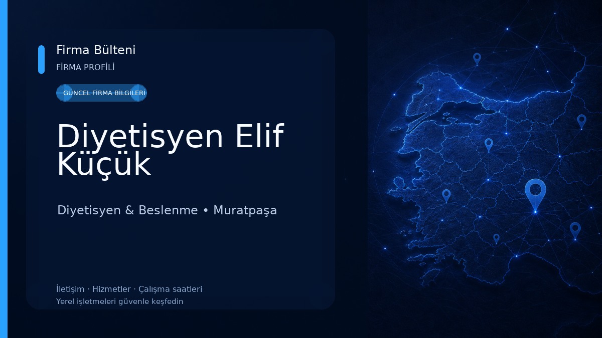 Diyetisyen Elif Küçük Diyetisyen & Beslenme