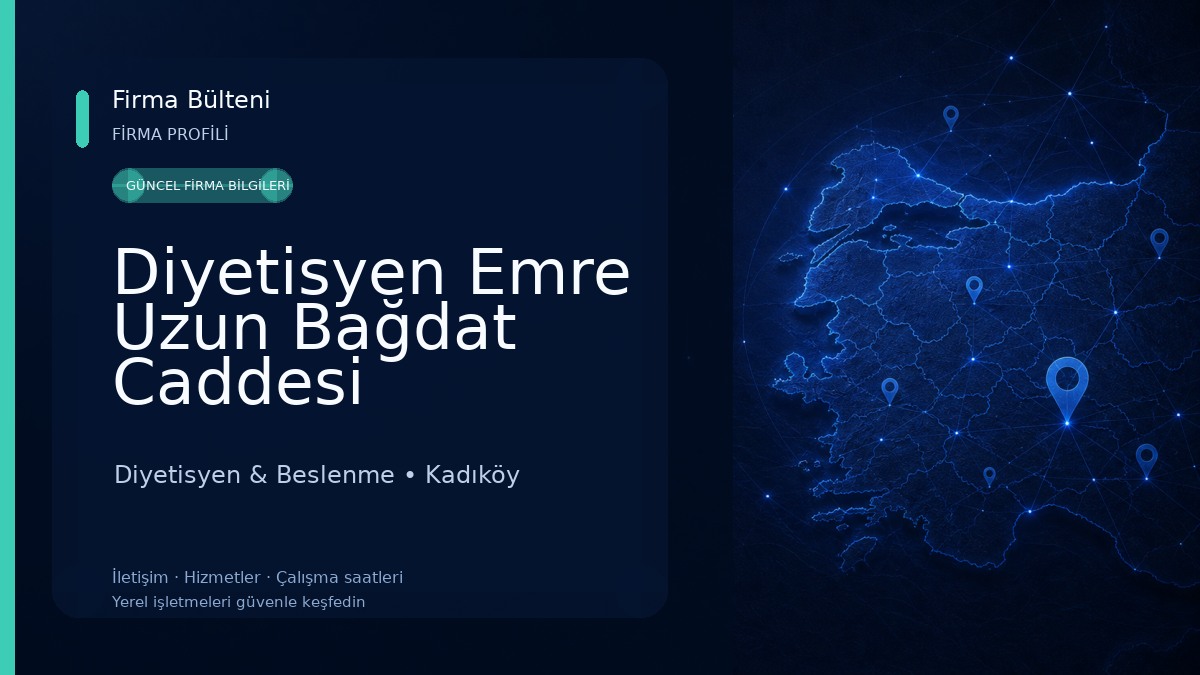 Diyetisyen Emre Uzun Bağdat Caddesi Diyetisyen & Beslenme