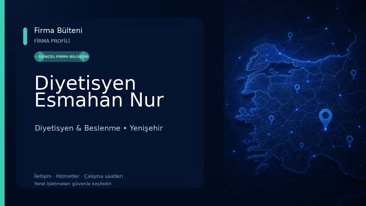 Diyetisyen Esmahan Nur Diyetisyen & Beslenme