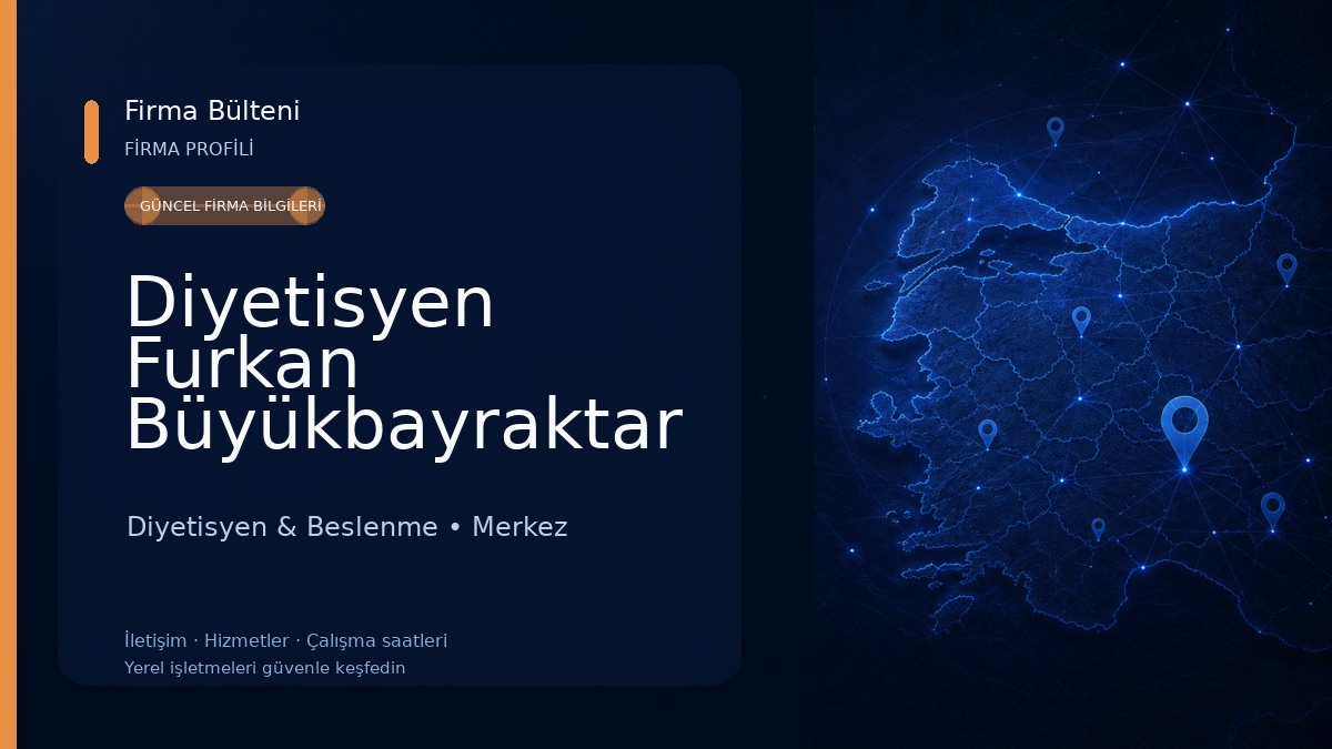 Diyetisyen Furkan Büyükbayraktar Diyetisyen & Beslenme