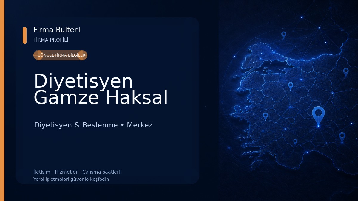 Diyetisyen Gamze Haksal Diyetisyen & Beslenme