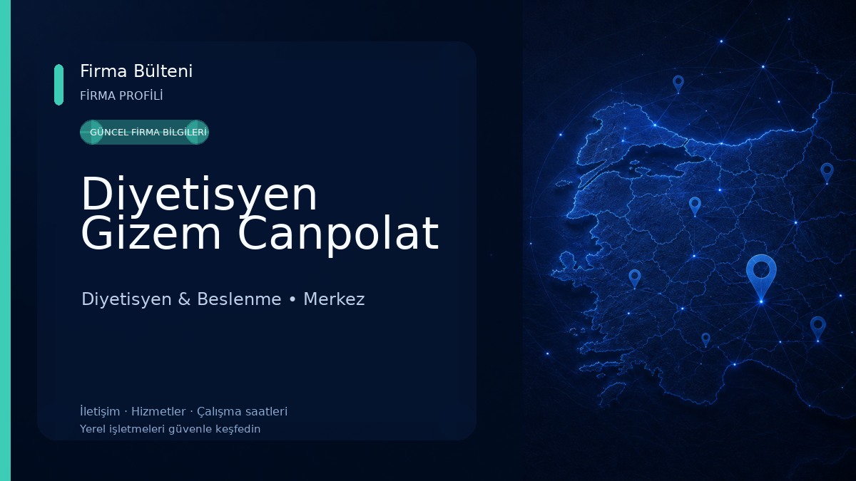 Diyetisyen Gizem Canpolat Diyetisyen & Beslenme