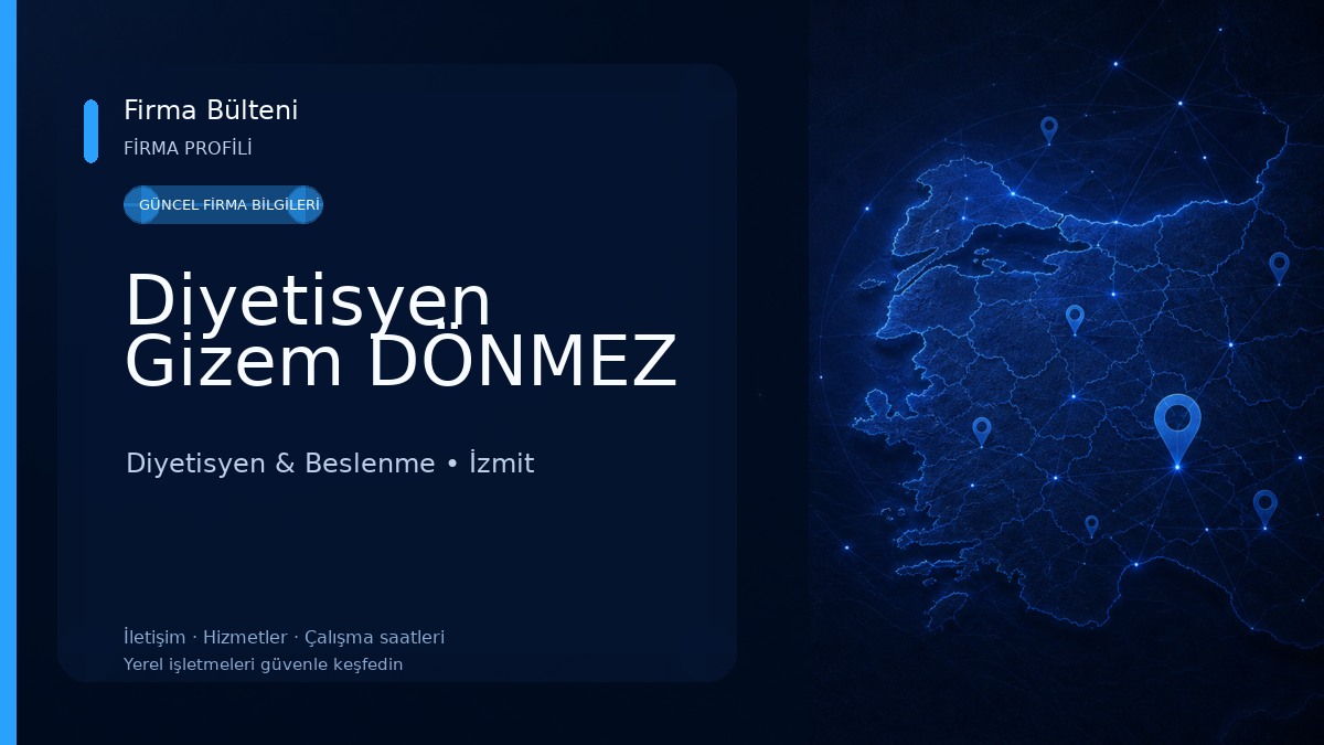 Diyetisyen Gizem DÖNMEZ Diyetisyen & Beslenme